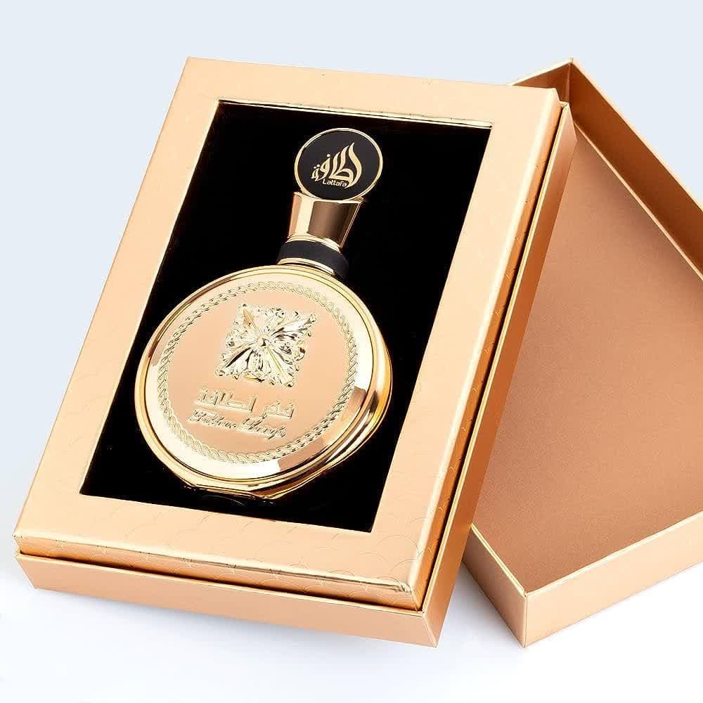 ادکلن فخر لطافه گلد طلایی لطافه Fakhr Lattafa gold — تصویر ۳