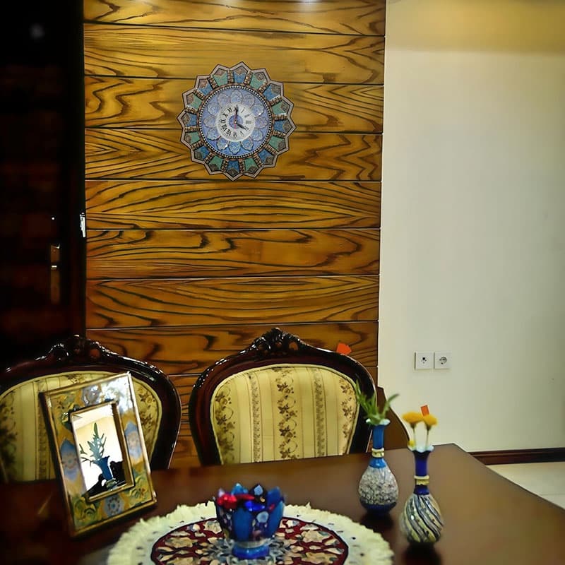 ساعت خورشیدی خاتم کاری تذهیب بزرگ — تصویر ۶