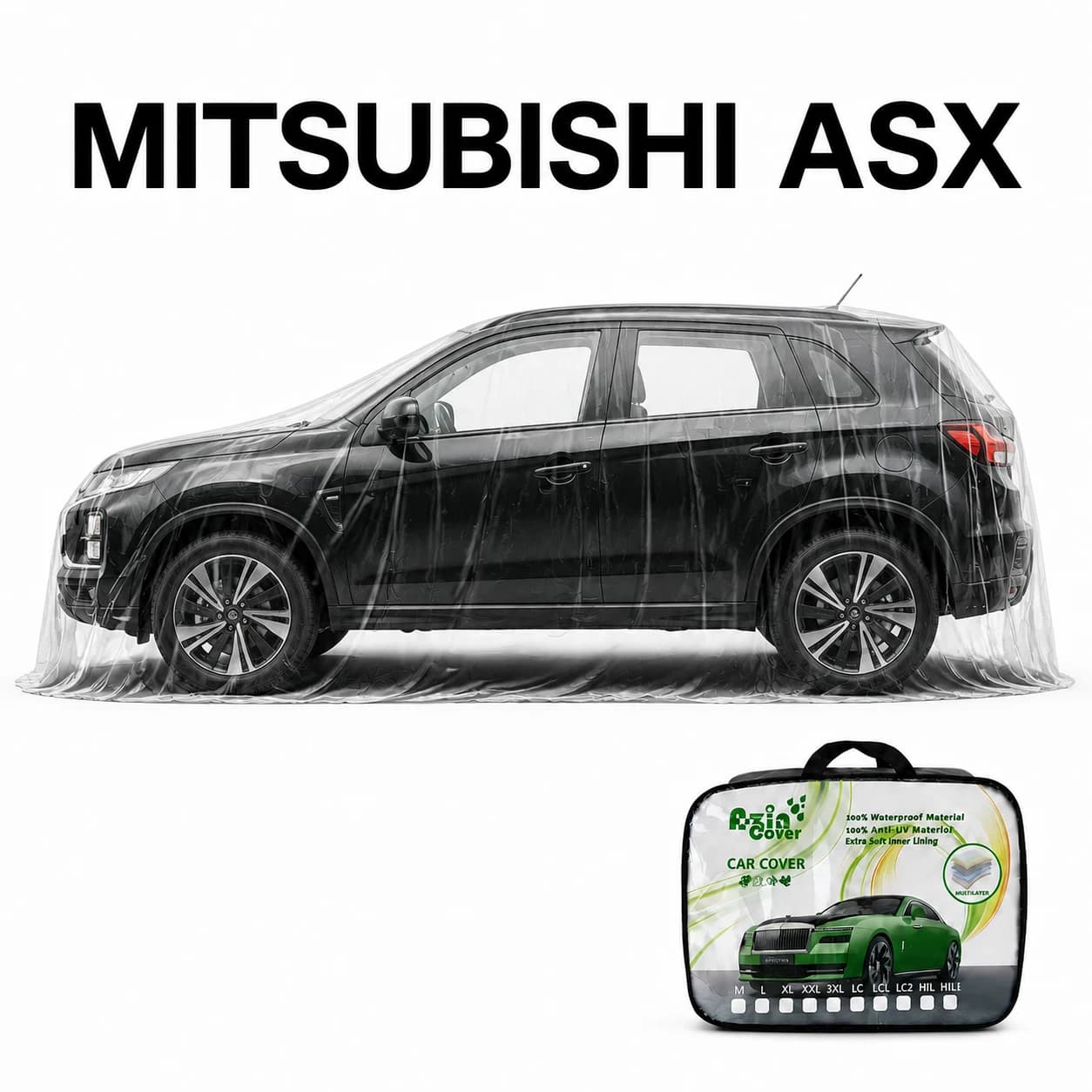 چادر 4 فصل چند لایه میتسوبیشی ASX آذین روکش