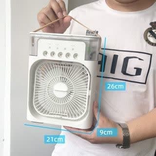 مینی پنکه مه پاش برند رنگ سفید مدل mini cooling fan — تصویر ۴