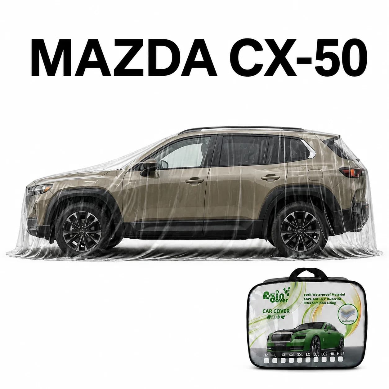چادر 4 فصل چند لایه مزدا CX-50 آذین روکش