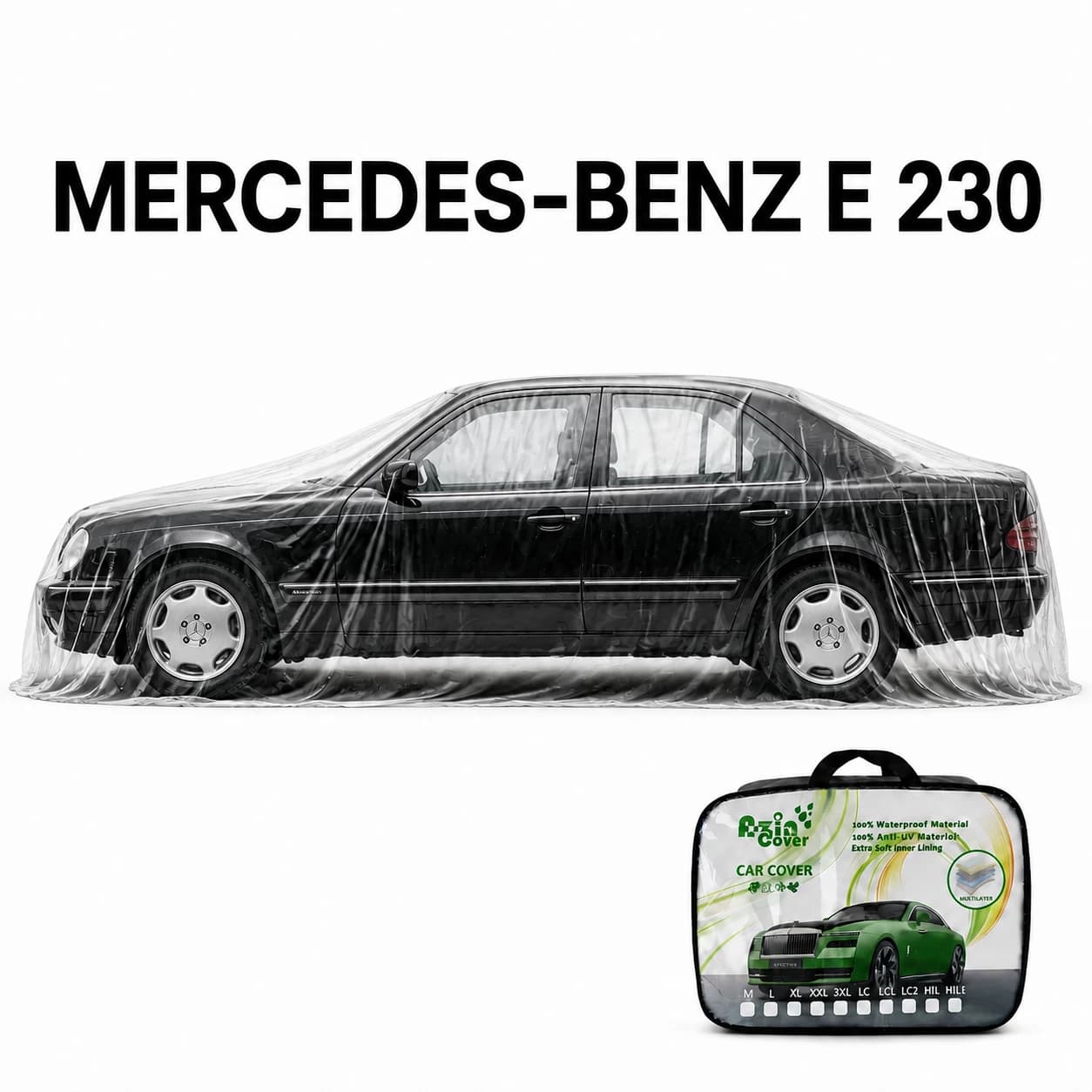چادر 4 فصل چند لایه مرسدس بنز E230 آذین روکش