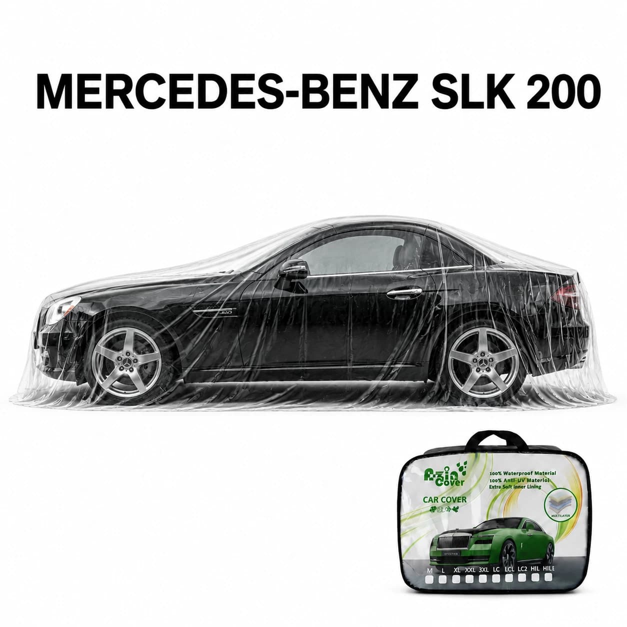 چادر 4 فصل چند لایه مرسدس بنز SLK 200 آذین روکش