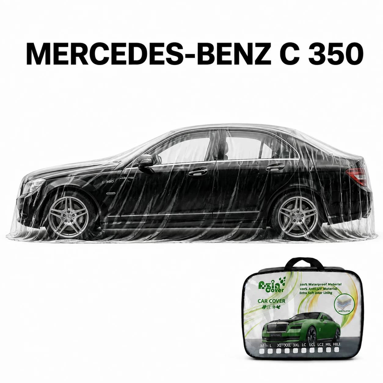 چادر 4 فصل چند لایه مرسدس بنز C 350 آذین روکش