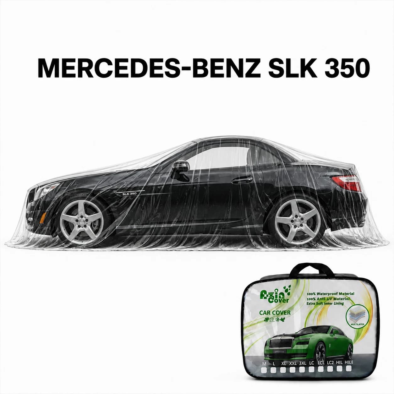 چادر 4 فصل چند لایه مرسدس بنز SLK 350 آذین روکش