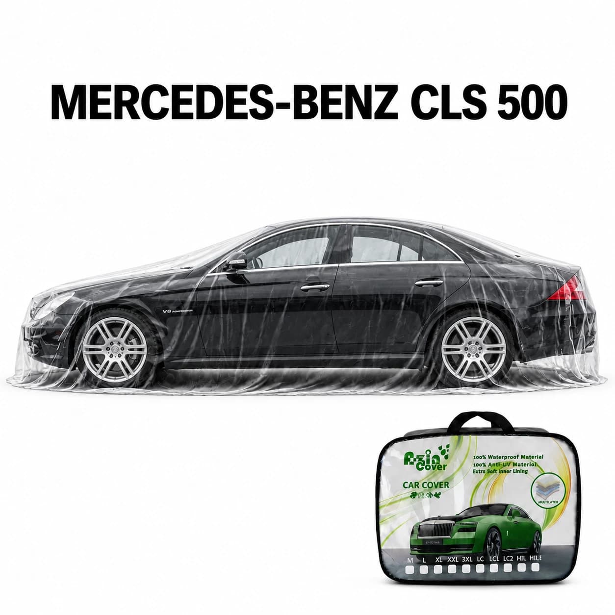 چادر 4 فصل چند لایه مرسدس بنز CLS 500 آذین روکش