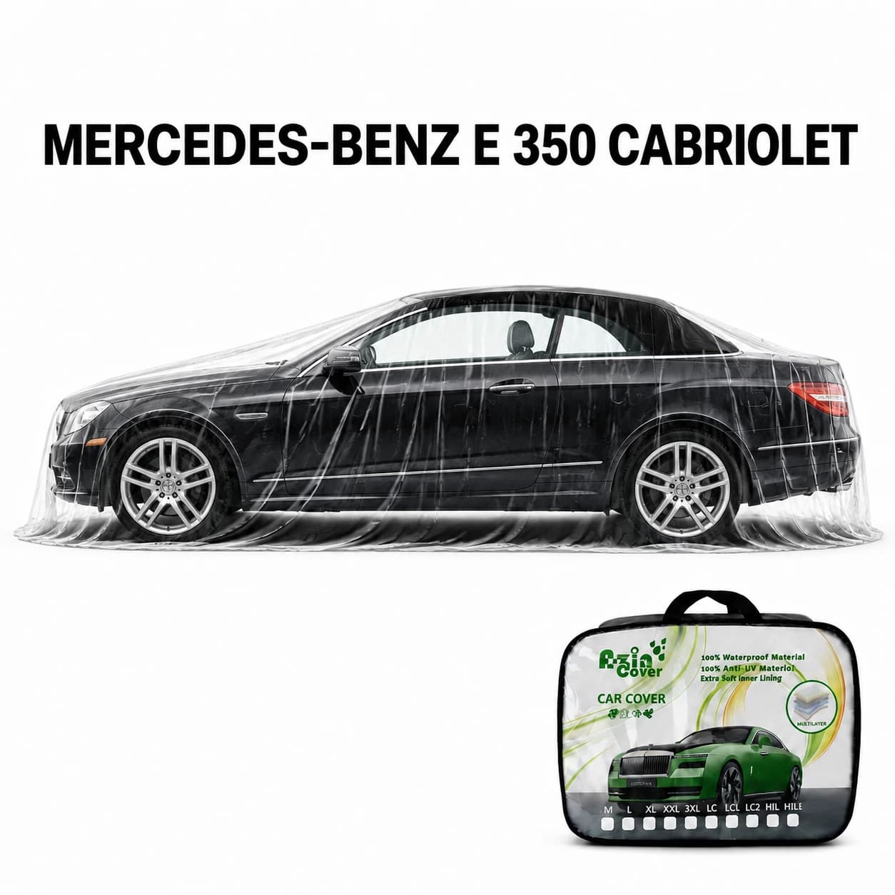 چادر 4 فصل چند لایه مرسدس بنز E 350 کروک آذین روکش