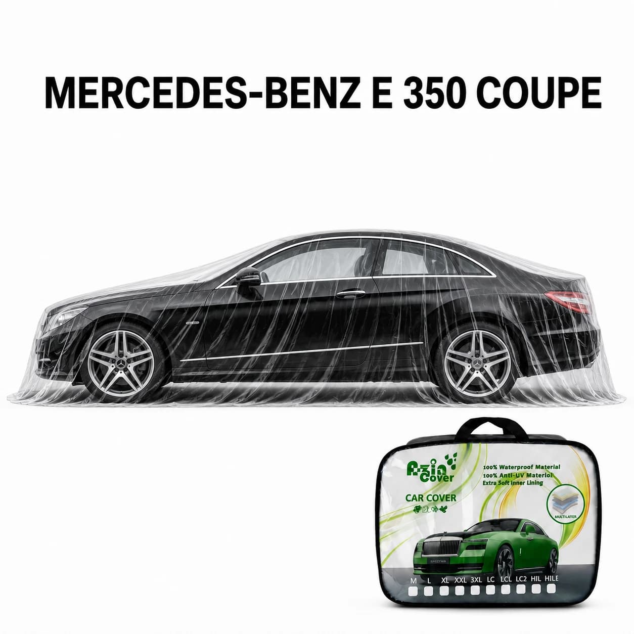 چادر 4 فصل چند لایه مرسدس بنز E 350 کوپه آذین روکش