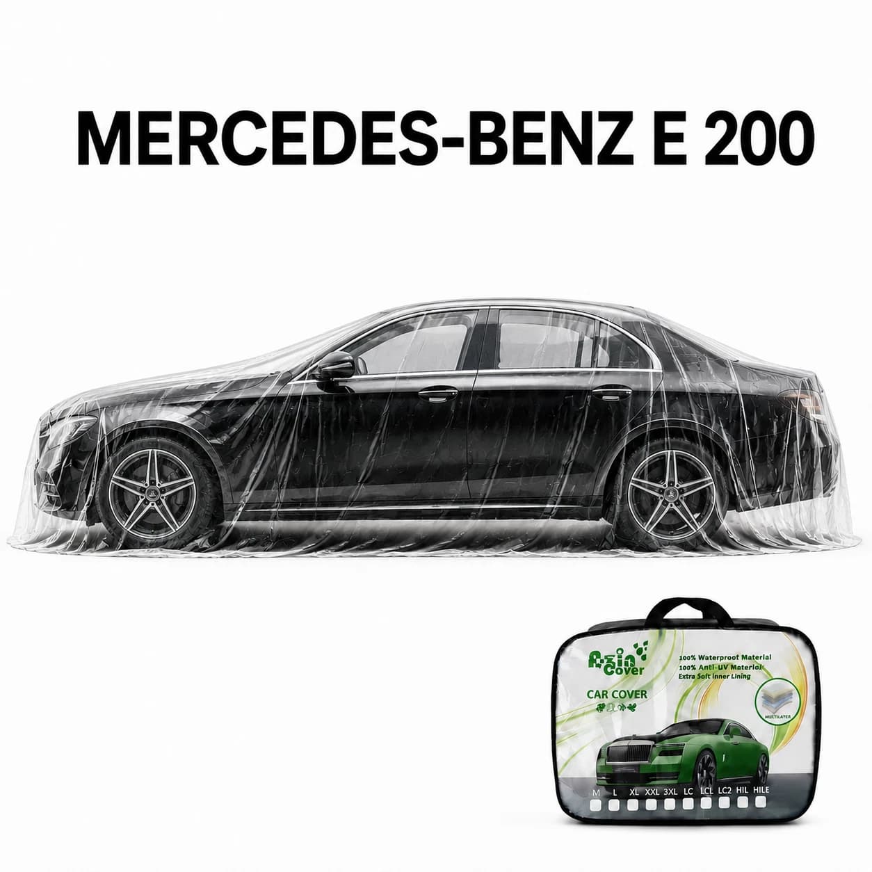 چادر 4 فصل چند لایه مرسدس بنز E 200 آذین روکش