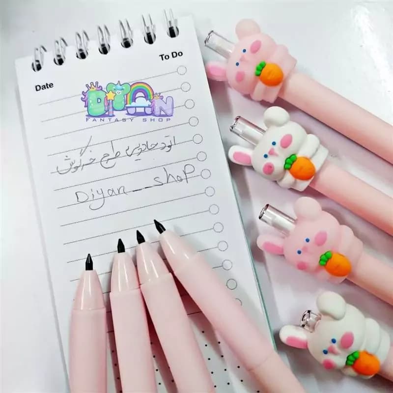 اتود بینهایت(مدادجادویی)فشاری خرگوش برند KUKI — تصویر ۲