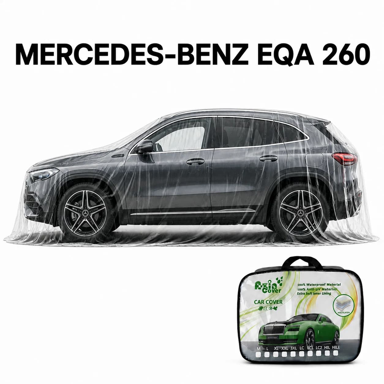چادر 4 فصل چند لایه مرسدس بنز EQA 260 آذین روکش