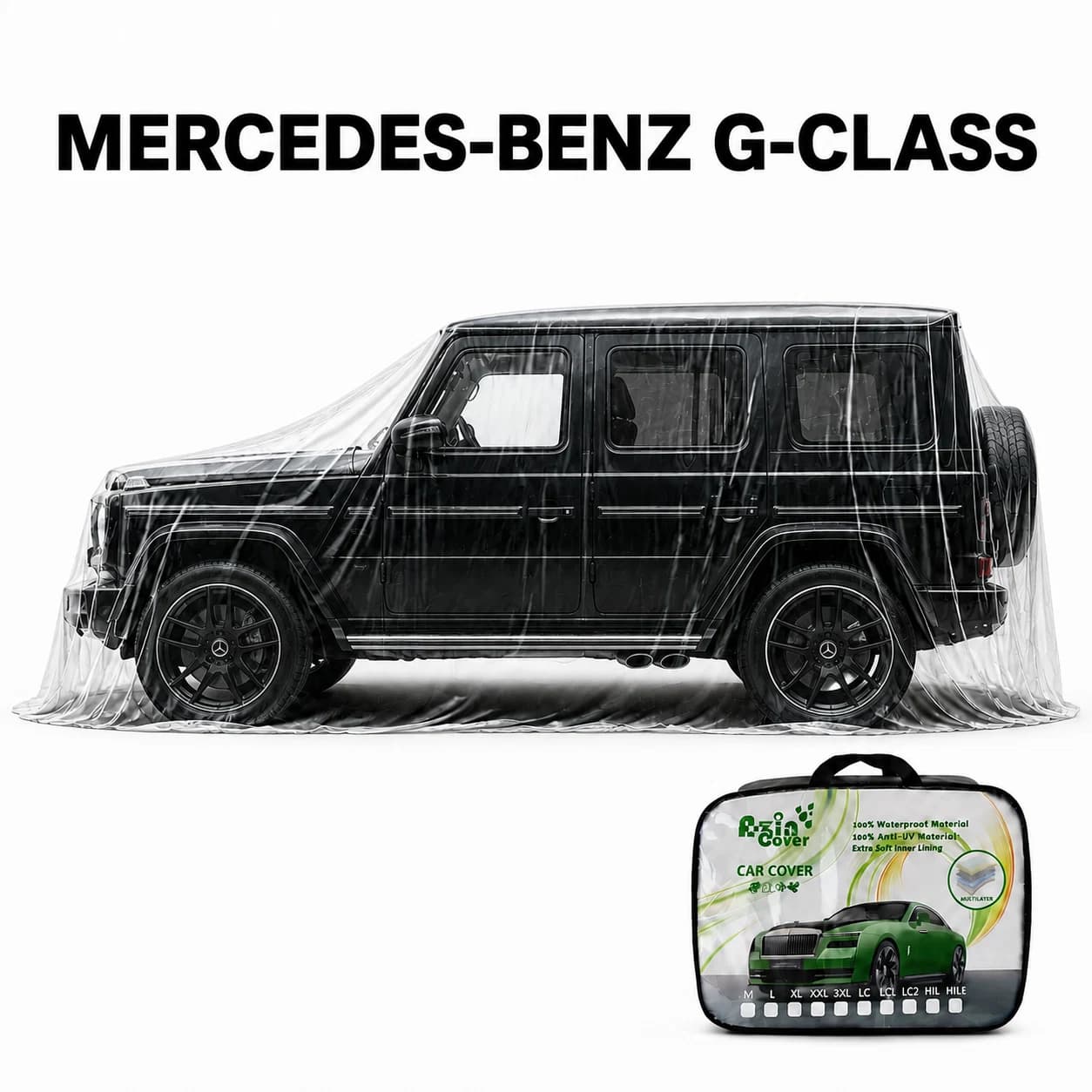 چادر 4 فصل چند لایه مرسدس بنز G CLASS آذین روکش
