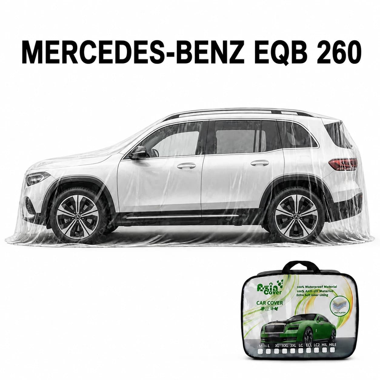 چادر 4 فصل چند لایه مرسدس بنز EQB 260 آذین روکش