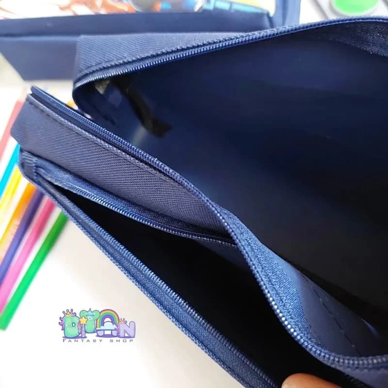 جامدادی دوزیپ قفل دار طرح مرد عنکبوتی سرمه ای — تصویر ۲