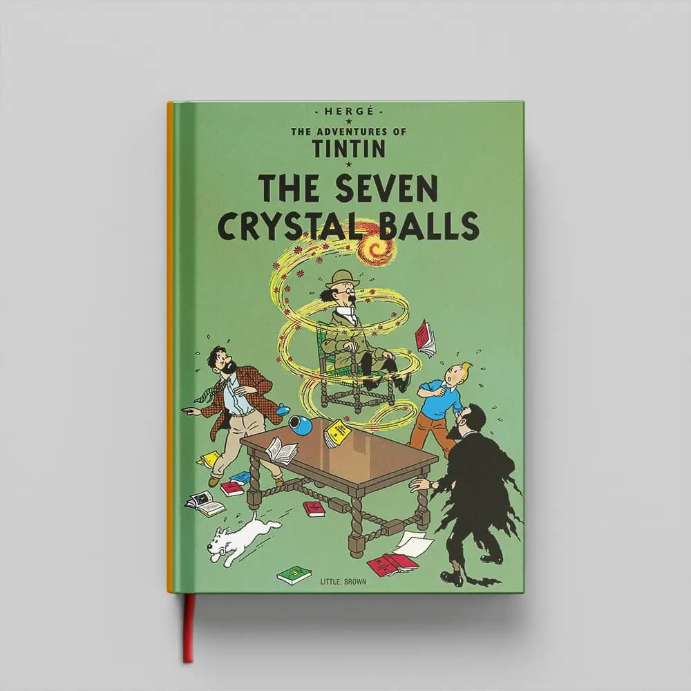 کتاب Tintin The Seven Crystal Balls جلد سخت (HARDCOVER)