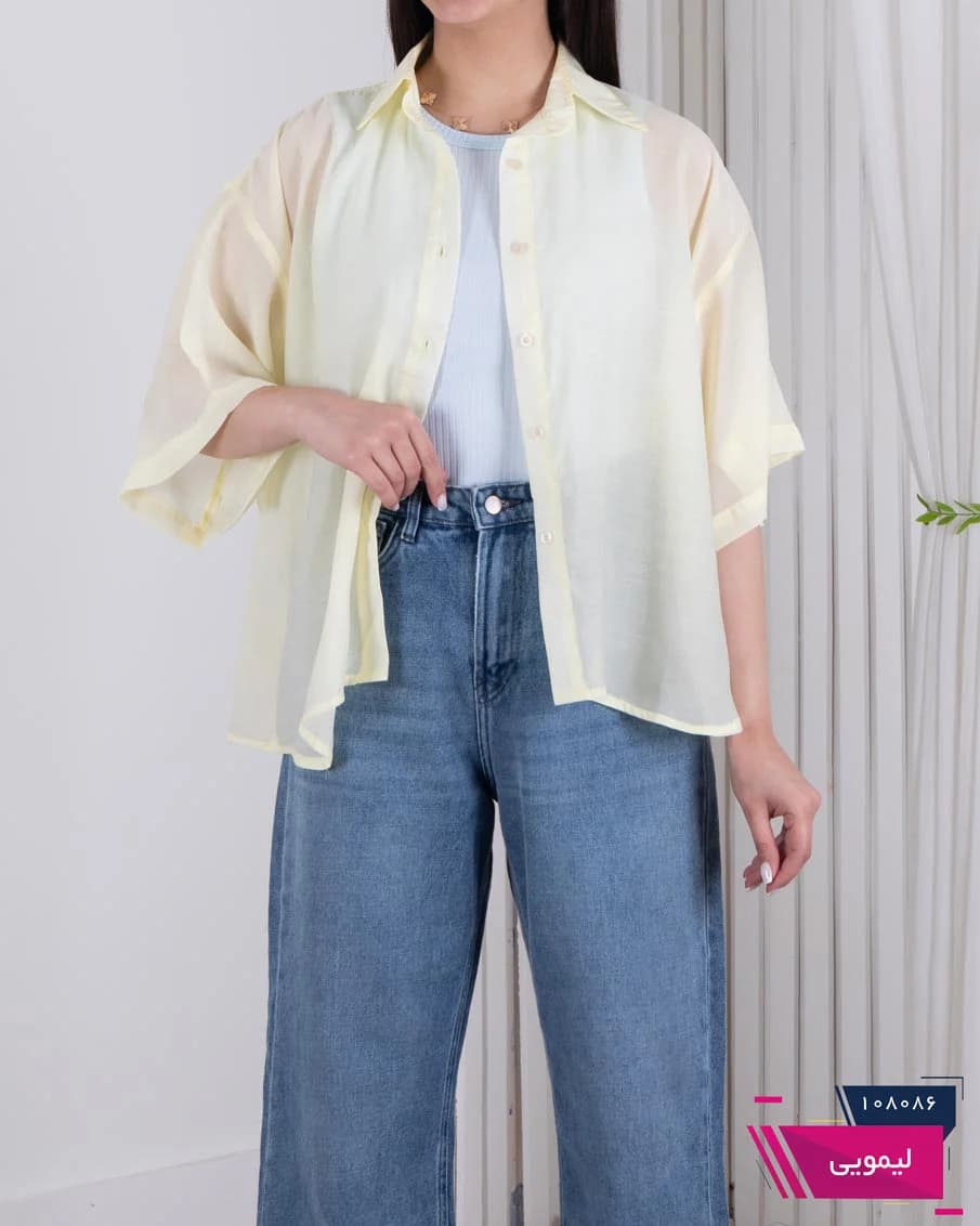 شومیز شیشه ای باکسی PAGON — تصویر ۸