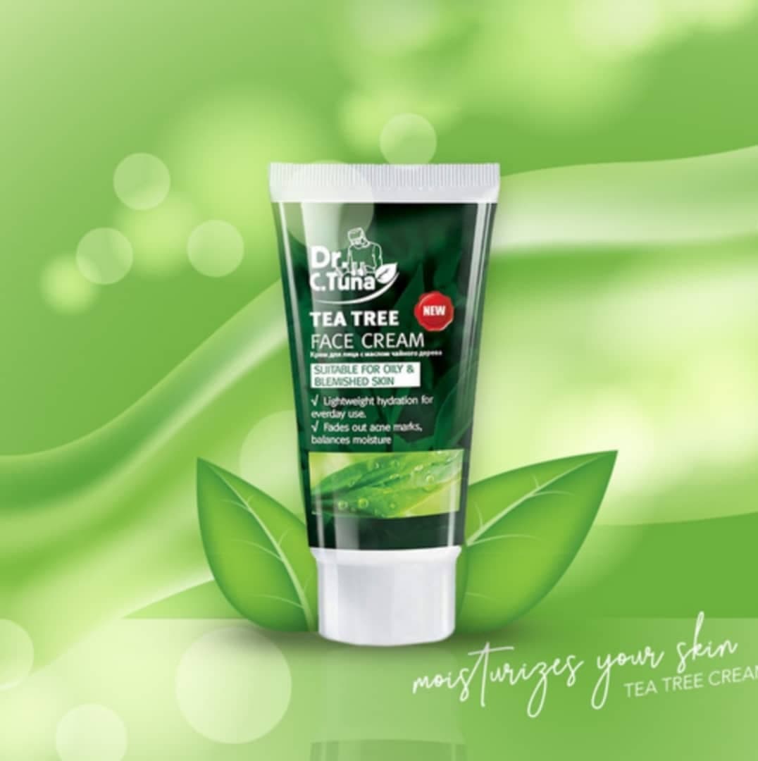 کرم آبرسان پوست چرب TEA TREE دکتر سی تونا فارماسی — تصویر ۲