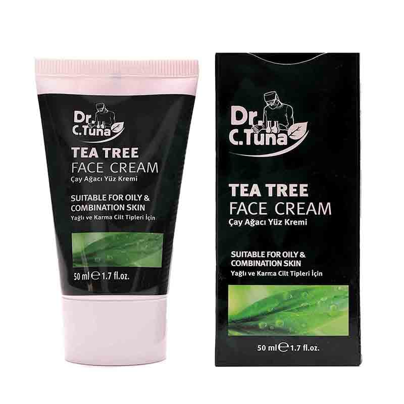 کرم آبرسان پوست چرب TEA TREE دکتر سی تونا فارماسی — تصویر ۳