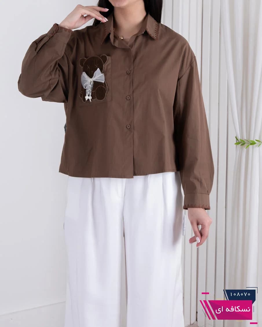 شومیز تک جیب تدی پاپیون Y.T — تصویر ۵