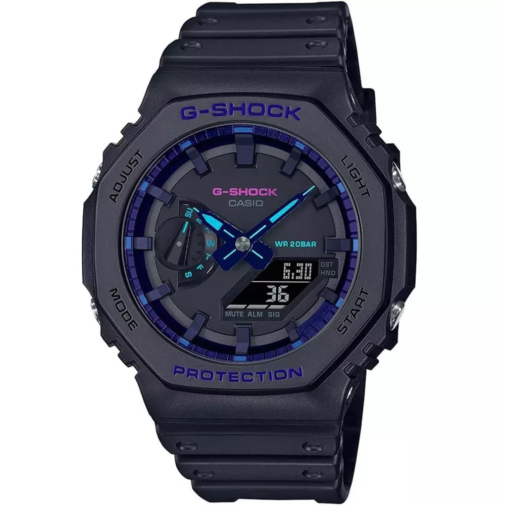 ساعت مردانه کاسیو GSHOCK مدل GA-2100VB-1ADR