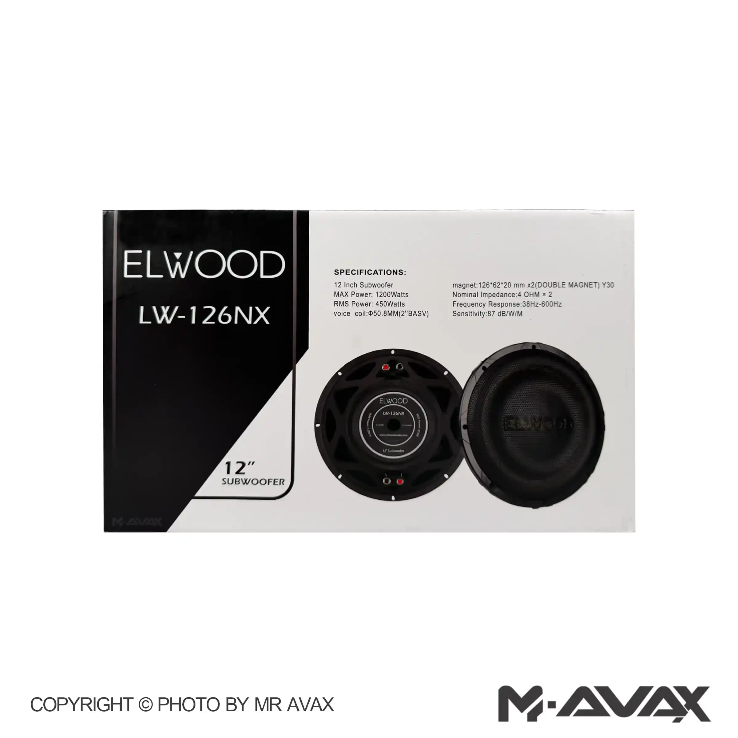 ساب ووفر 12 اینچ الوود LW-126NX — تصویر ۲