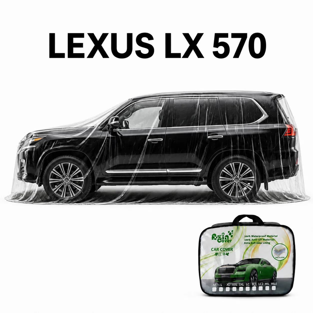 چادر 4 فصل چند لایه لکسوس LX 570 آذین روکش