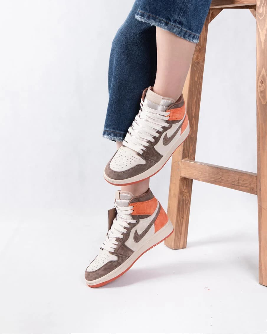 کتونی دخترونه وارداتی مستر جردن وان داست کلای NIKE 2941