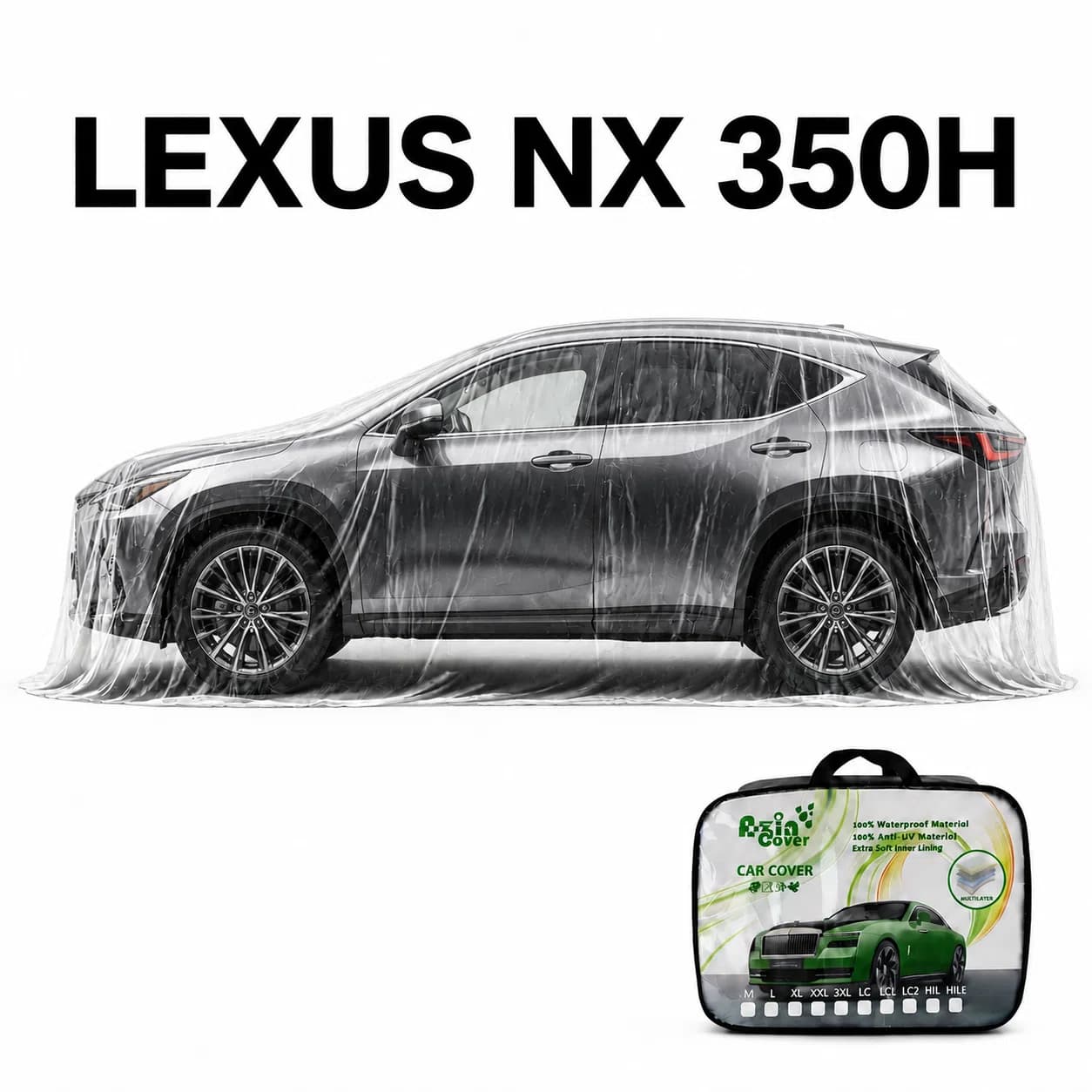 چادر 4 فصل چند لایه لکسوس NX 350 H آذین روکش