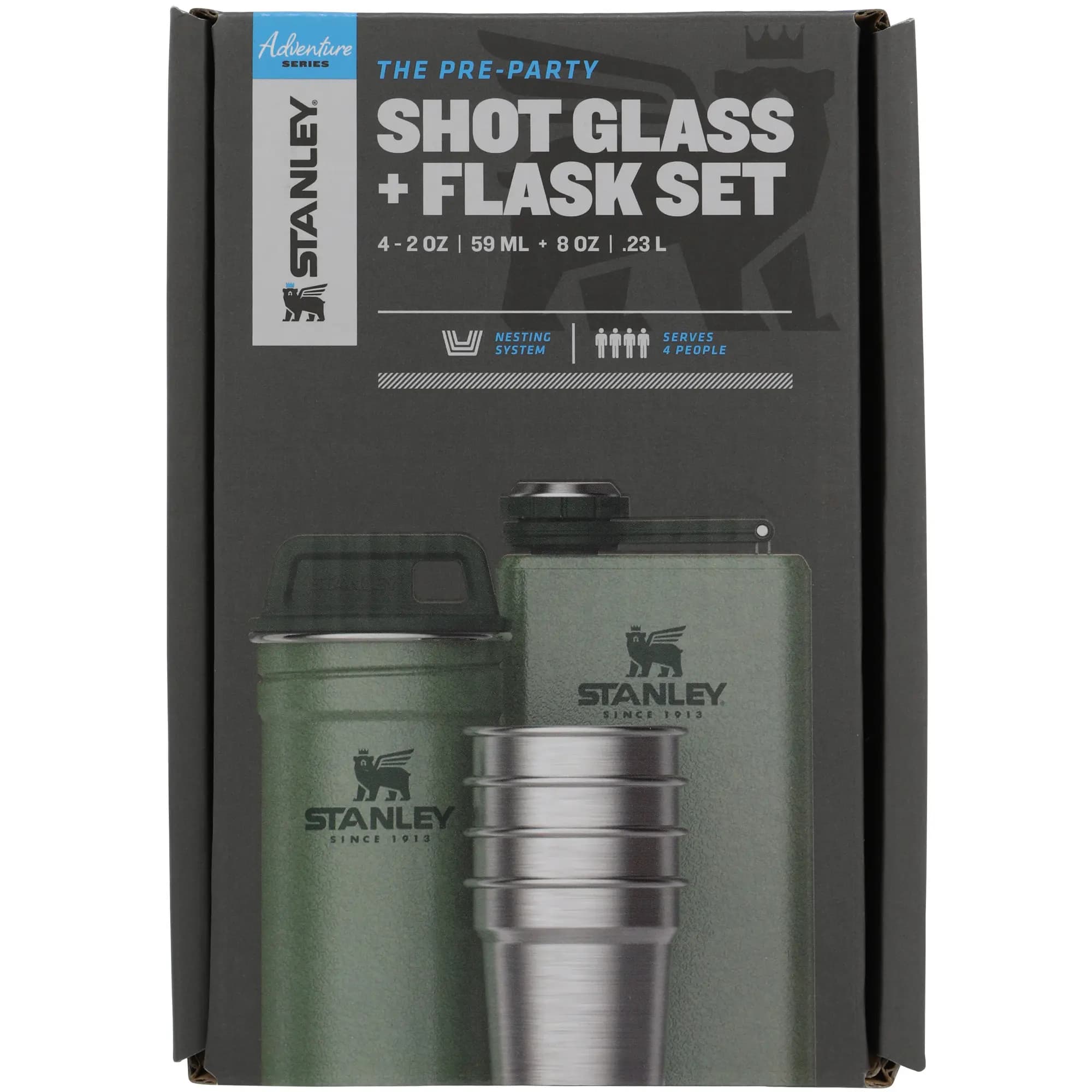 ست شات و قمقمه استنلی مدل Pre-Party Shot Glass + Flask — تصویر ۳