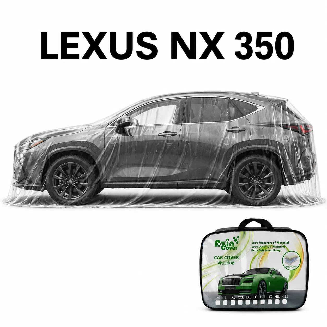چادر 4 فصل چند لایه لکسوس NX350 آذین روکش