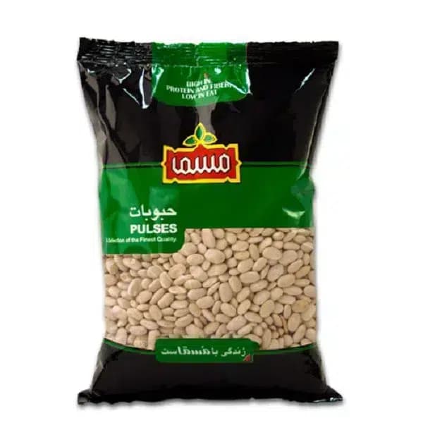 لوبیا سفید ممتاز مسما – 800 گرم