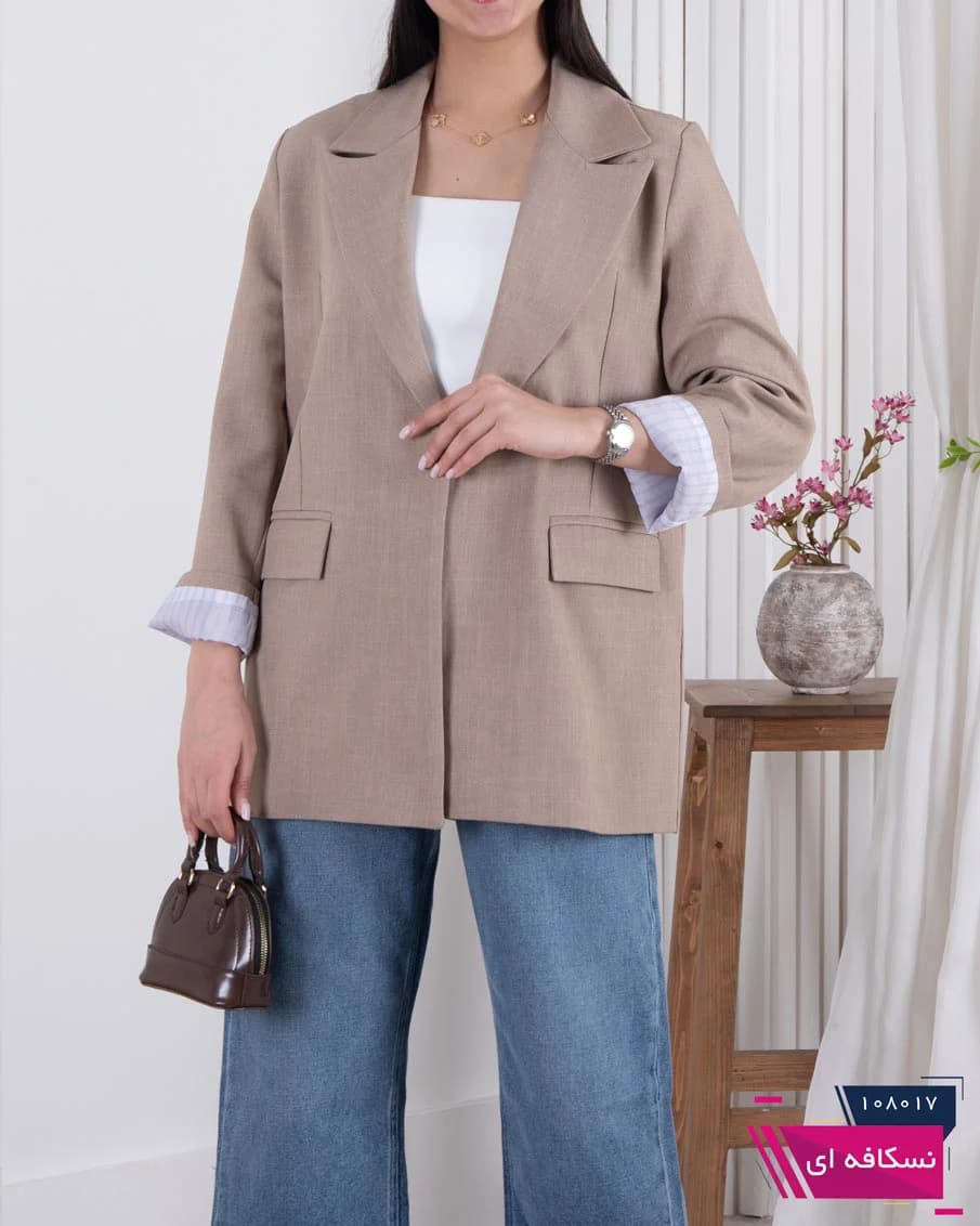 کت دخترونه آستین دوبل ZARA — تصویر ۳