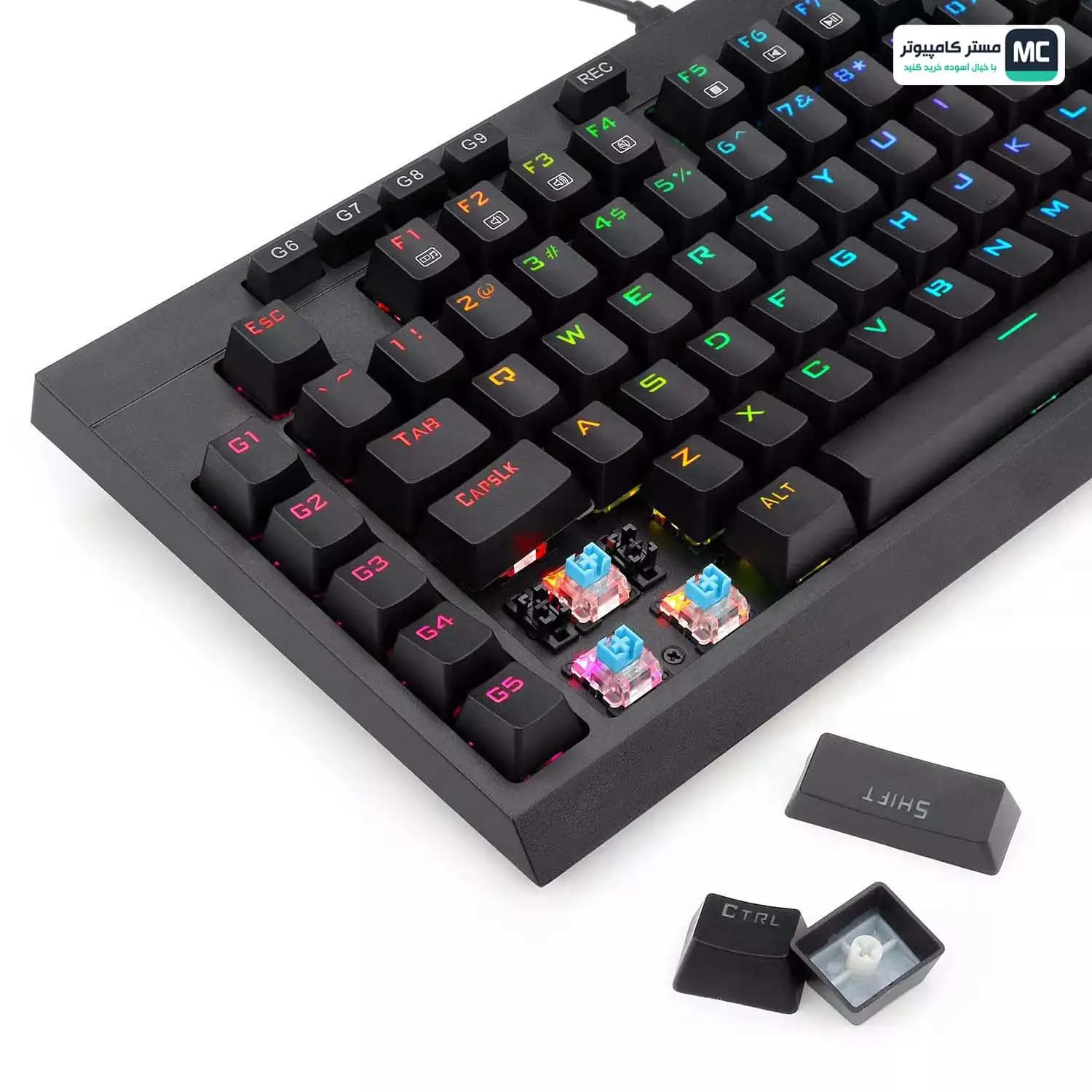 کیبورد مکانیکال گیمینگ ردراگون K588 Pro Broadsword RGB — تصویر ۱۰