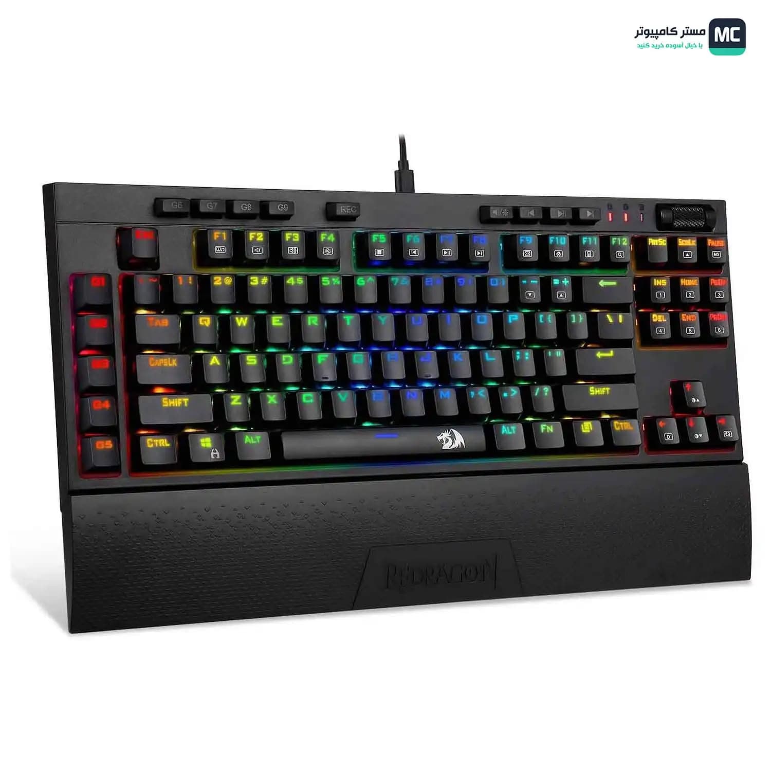 کیبورد مکانیکال گیمینگ ردراگون K588 Pro Broadsword RGB — تصویر ۷