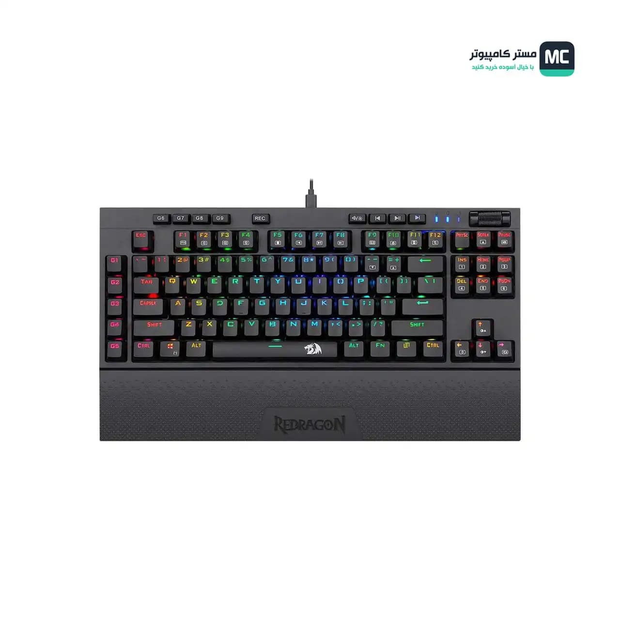 کیبورد مکانیکال گیمینگ ردراگون K588 Pro Broadsword RGB — تصویر ۵