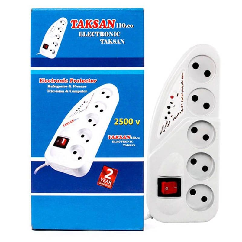 محافظ برق ۵ پورت تکسان TAKSAN