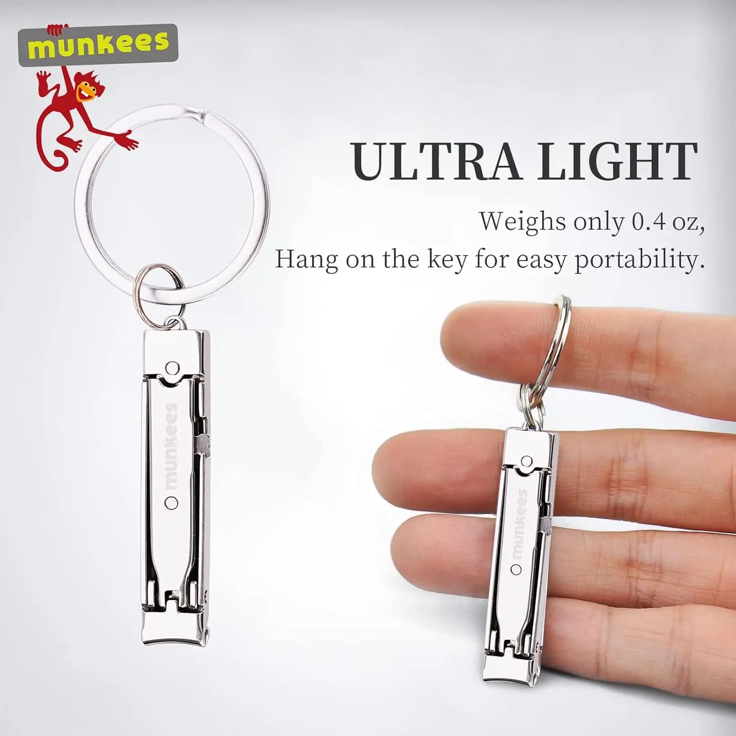 جا کلیدی مانکیز Munkees 2500 Ultra-thin Nail Clipper — تصویر ۳
