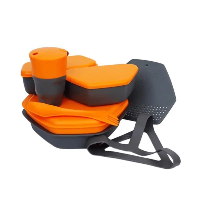ست ظروف سفری کریویت Crivit Camping Dining Set — تصویر ۴