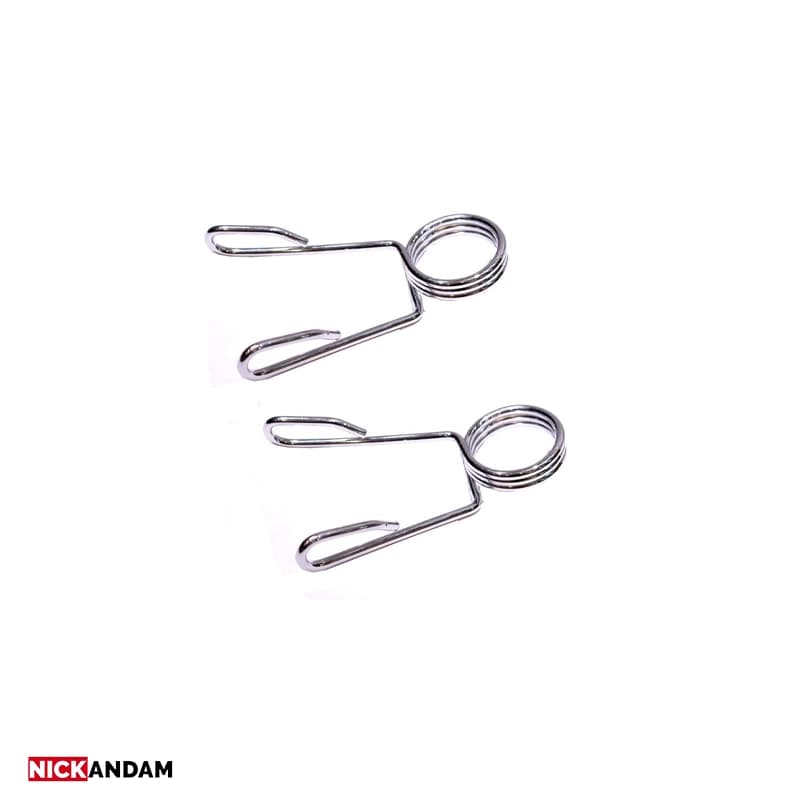 گیره فنری میله هالتر بسته دو عددی مدل A02