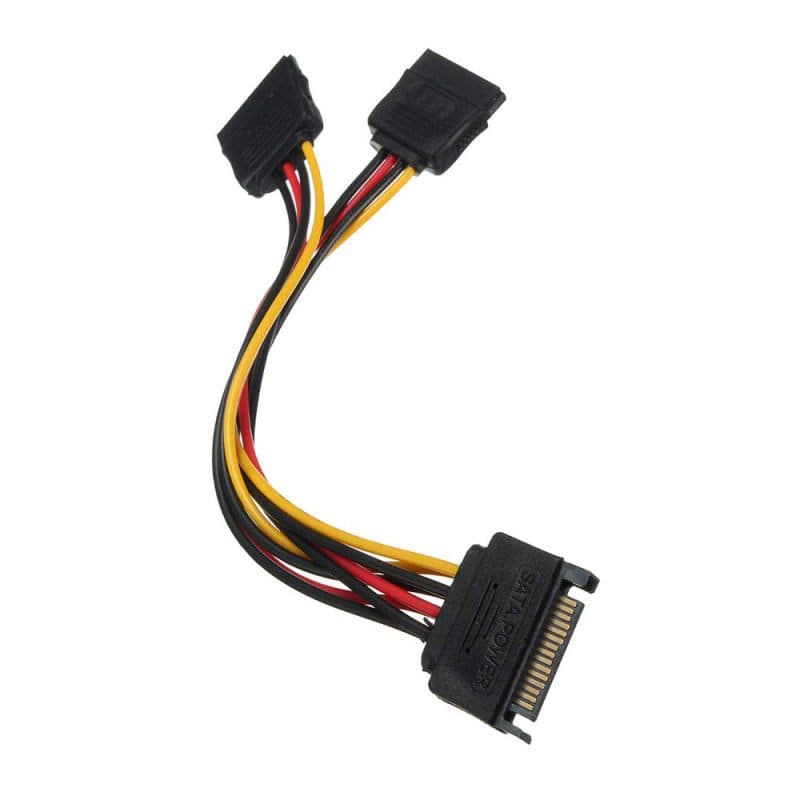 کابل برق 1 به 2 sata