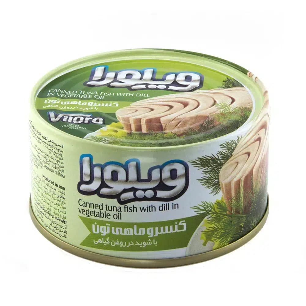 کنسرو ماهی تن ویلورا با شوید در روغن گیاهی – 180 گرم – بسته 24 عددی — تصویر ۳