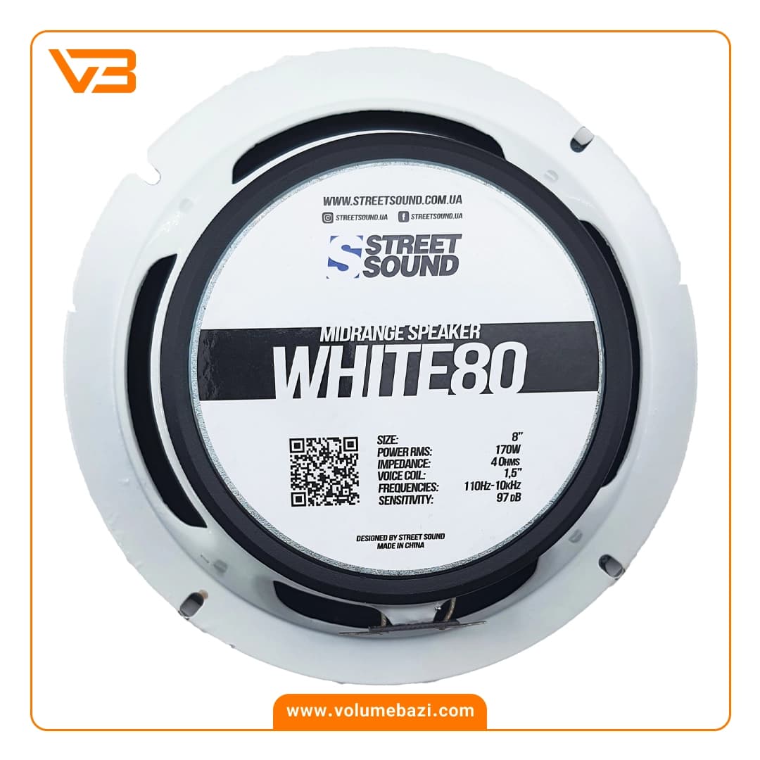 میدرنج 8 اینچ استریت ساند مدل MDR-WHITE 80 — تصویر ۲