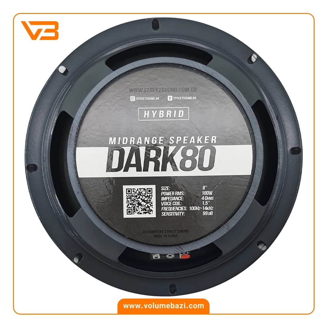 میدرنج 8 اینچ استریت ساند مدل DARK 80 — تصویر ۲