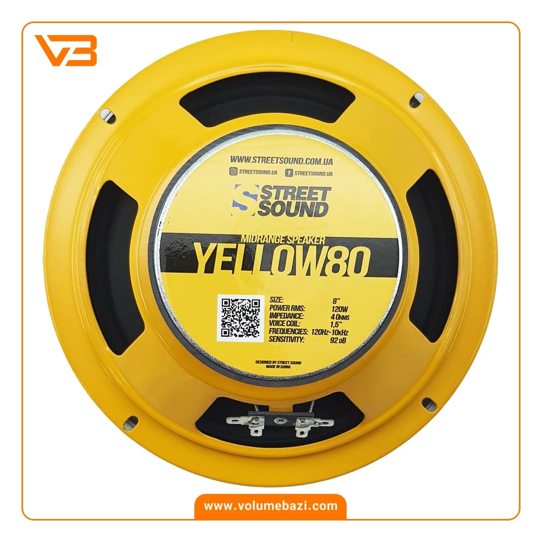 میدرنج 8 اینچ استریت ساند مدل MDR-YELLOW 80 — تصویر ۲