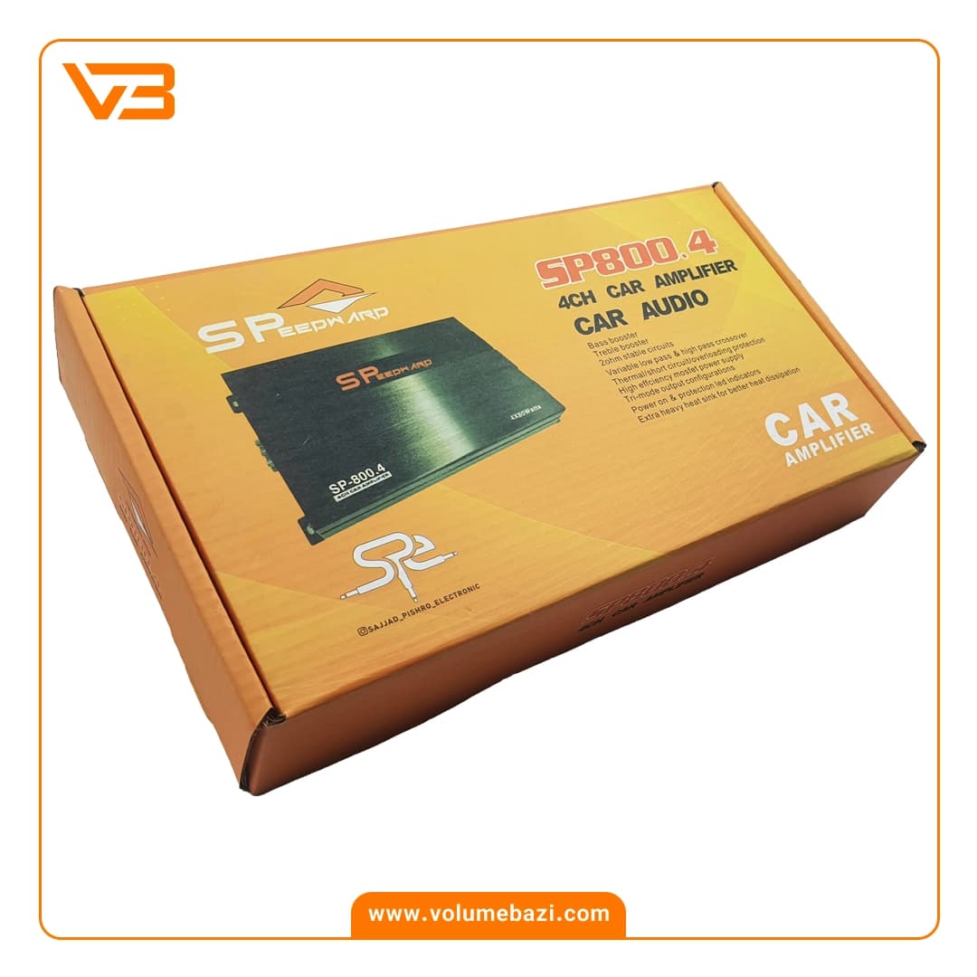 آمپلی فایر 4 کانال اسپید وارد مدل SP-800.4 — تصویر ۴