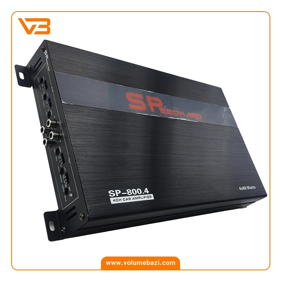 آمپلی فایر 4 کانال اسپید وارد مدل SP-800.4 — تصویر ۲