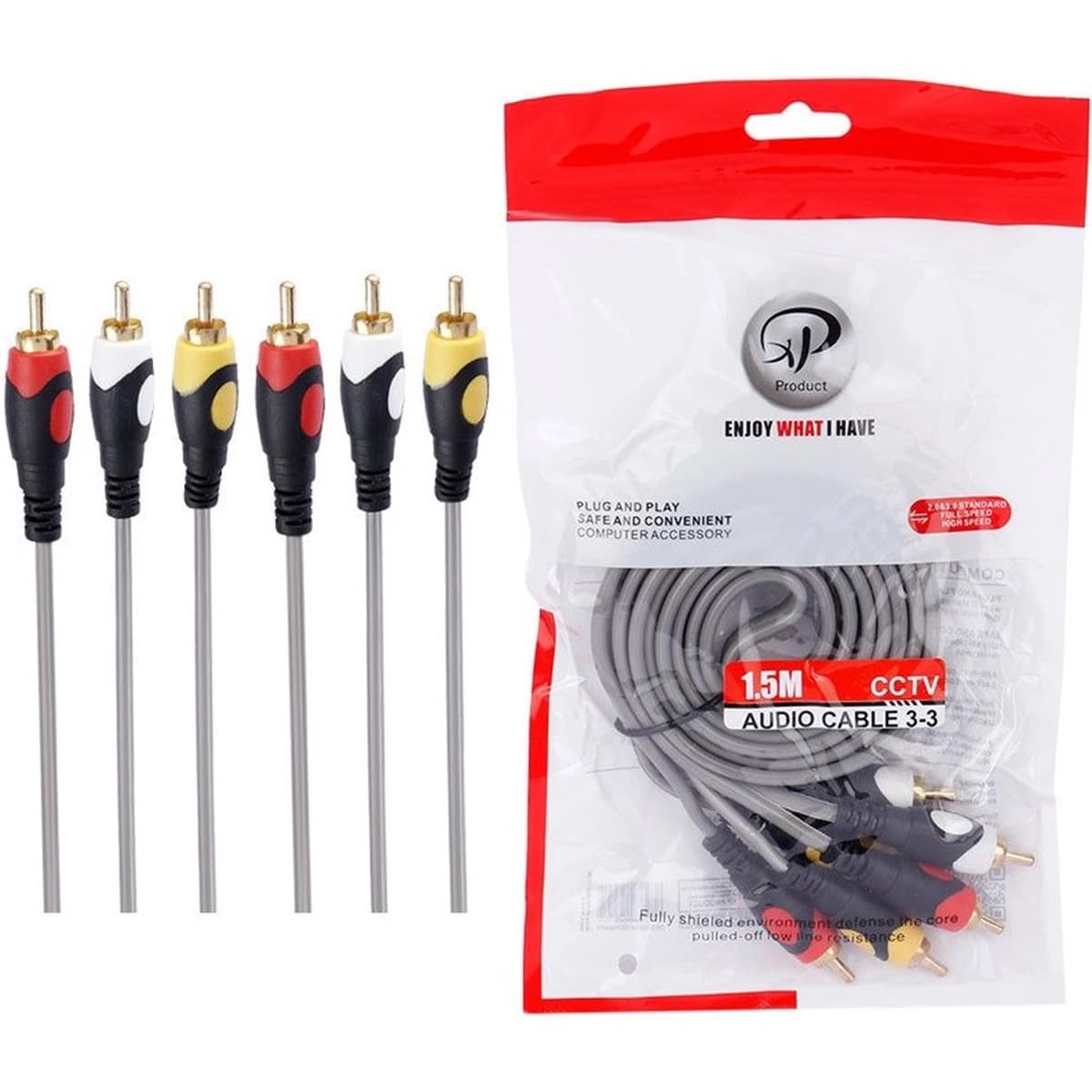کابل 3 به 3 XP-Product AV RCA 1.5m