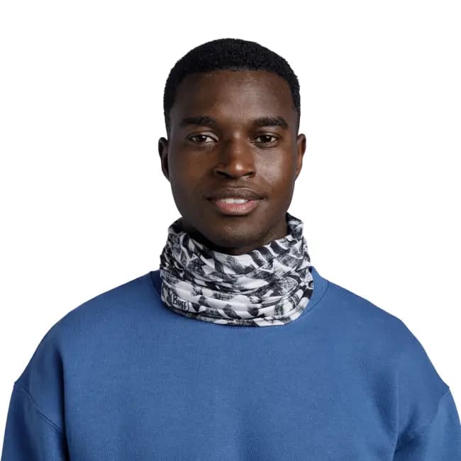 دستمال سر باف Buff Original EcoStretch Neckwear Blukey Black — تصویر ۴