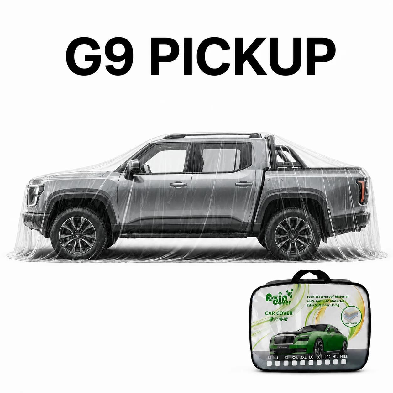 چادر 4 فصل چند لایه کاپرا G9 پیکاپ آذین روکش