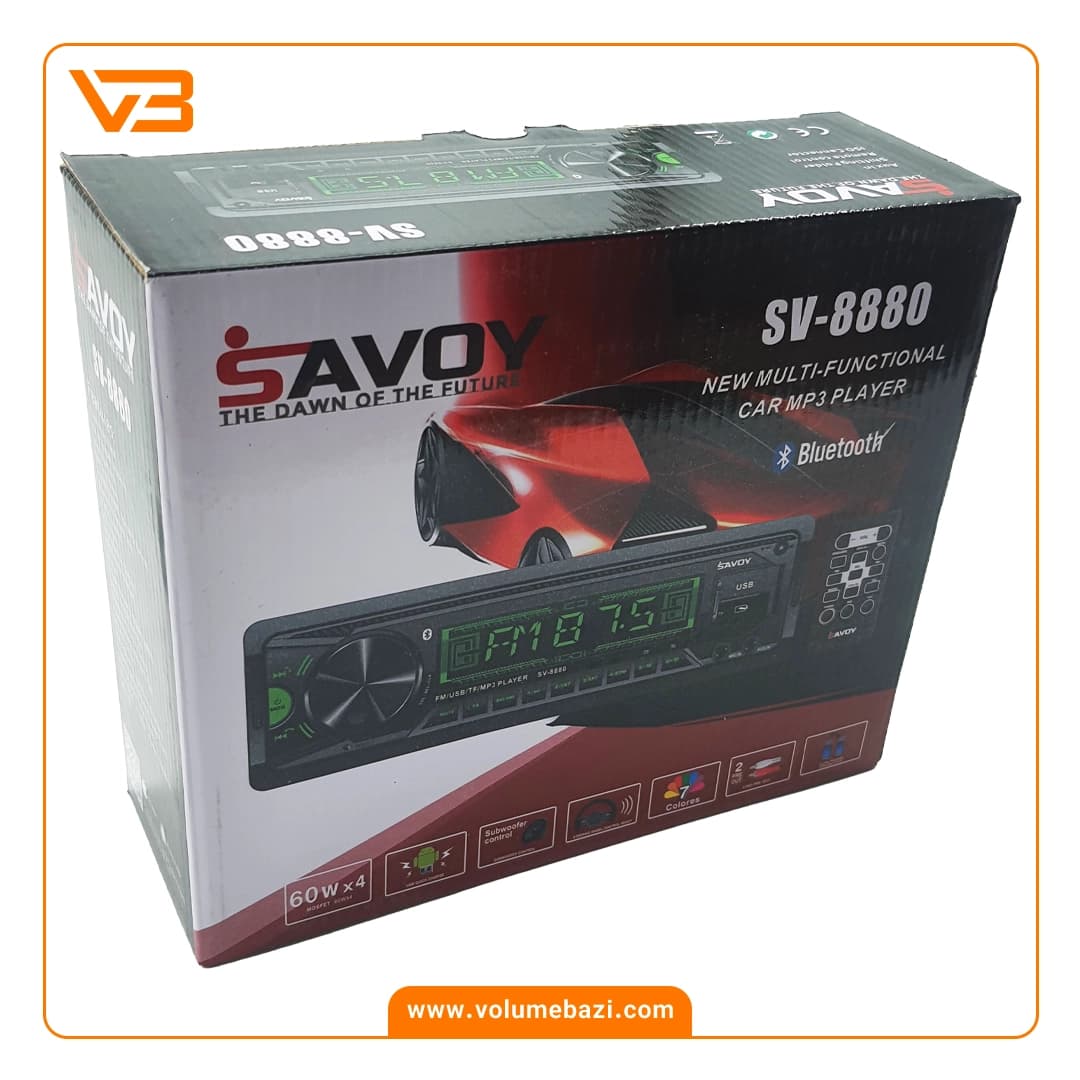 پخش کننده خودرو ساووی مدل SV-8880 — تصویر ۴
